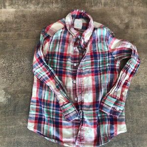 Boys j crew flannel Buffalo plaid